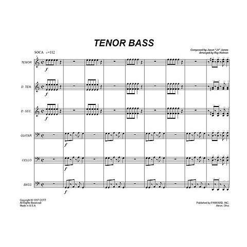 [7193] Panyard Panyard 7193 - Tenor Bass 97 by Jason "JJ" James