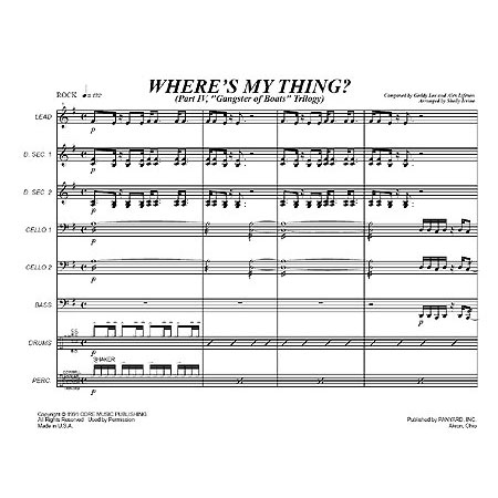 [7209] Panyard Panyard 7209 - Wheres My Thing by Geddy Lee & Alex Lifeson