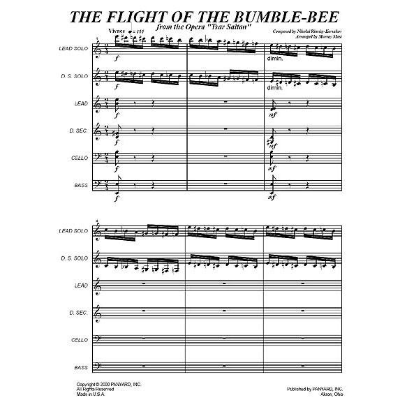 [7218] Panyard Panyard 7218 - Flight of the Bumble Bee by Rimsky Korsakov