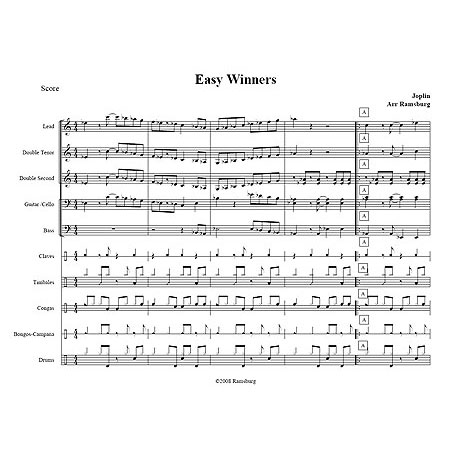 [7280] Panyard Panyard 7280 - The Easy Winners by Scott Joplin