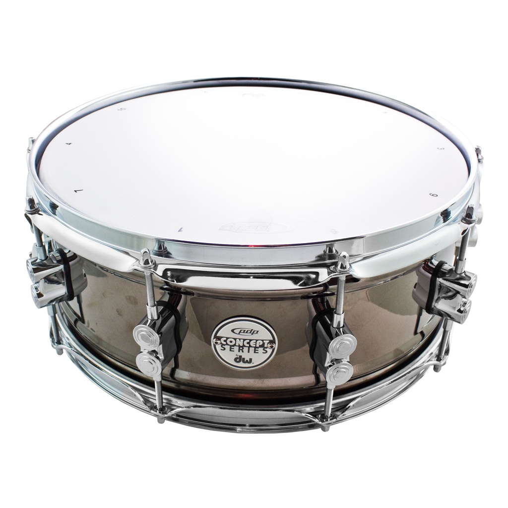 [PDSN5514BNCR] PDP 5.5" x 14" Concept Black Nickel Over Steel Snare Drum