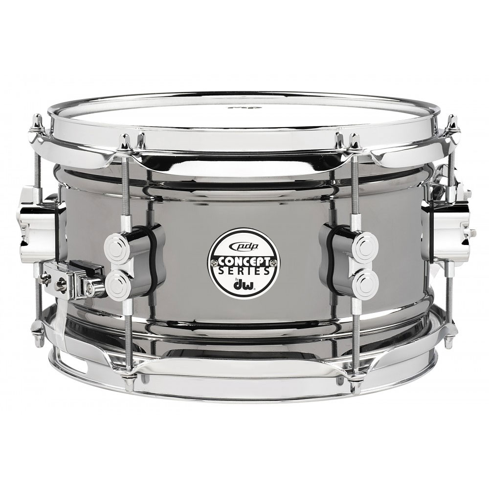 [PDSN0612BNCR] PDP 6" x 12" Concept Black Nickel Over Steel Snare Drum