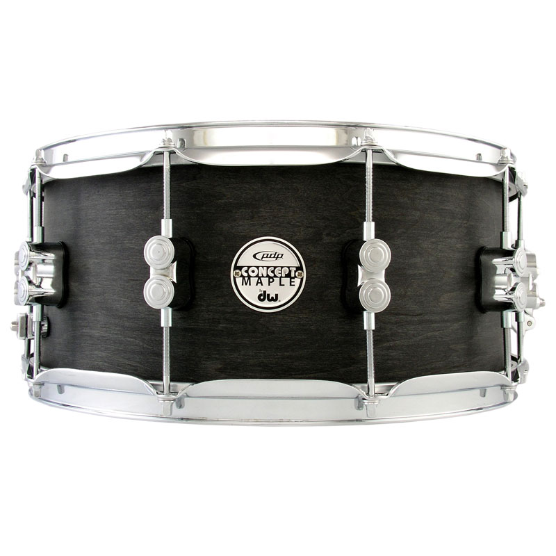 [PDSN6514BWCR] PDP 6.5" x 14" Concept Black Wax Maple Snare Drum