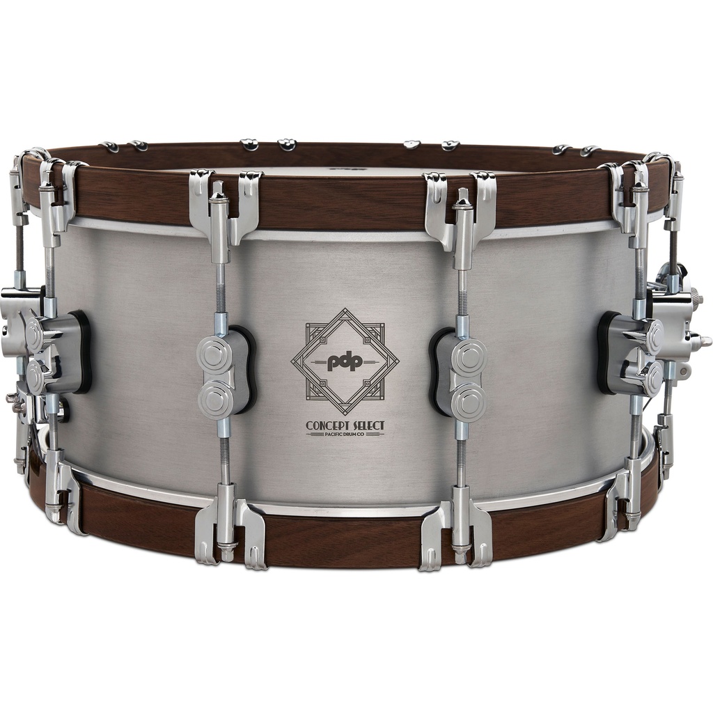 [PDSN6514CSAL] PDP 6.5" x 14" Concept Select 3mm Aluminum Snare Drum w/ Wood