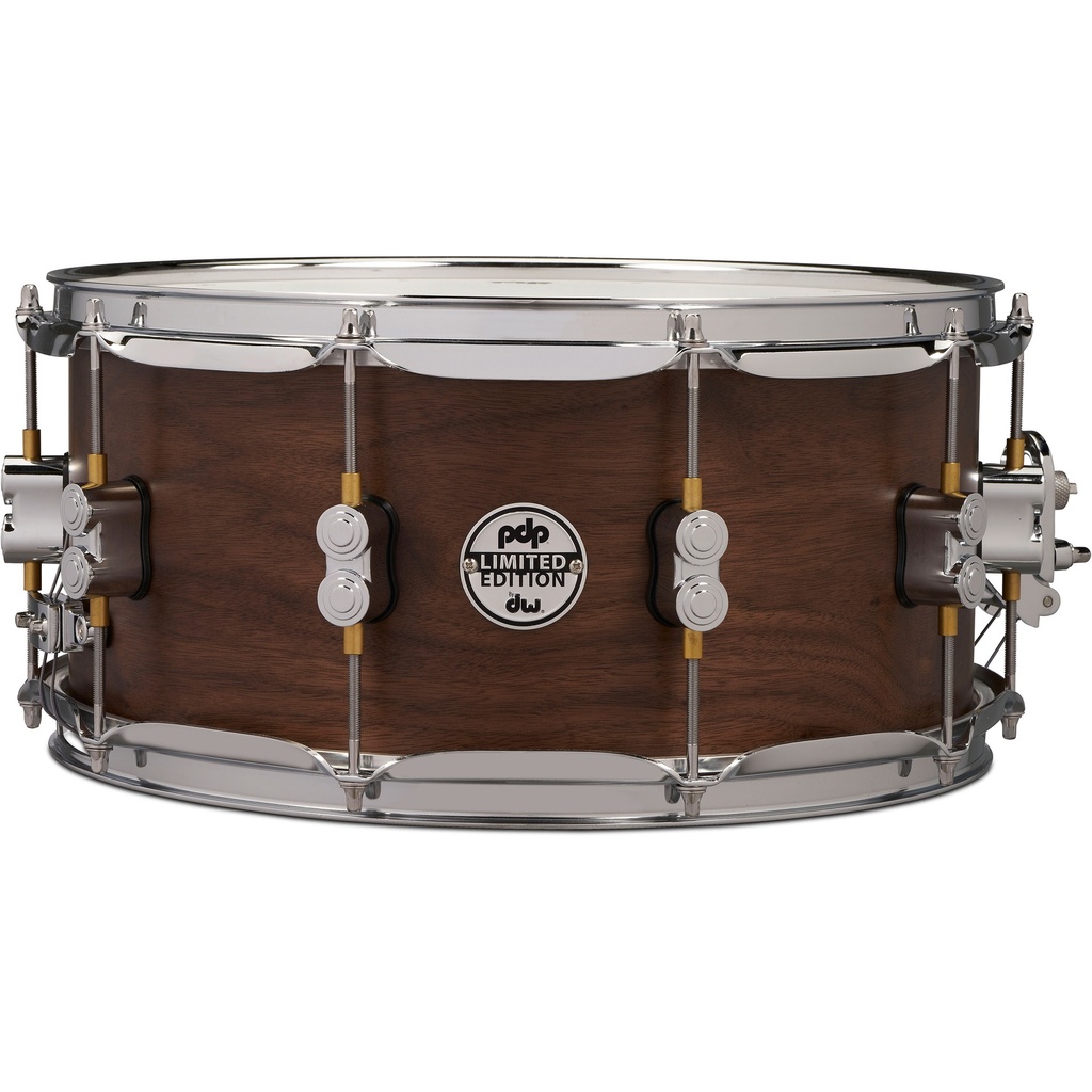 [PDSN6514MWNS] PDP 6.5" x 14" LTD 20-Ply Maple/Walnut Snare in Natural Satin