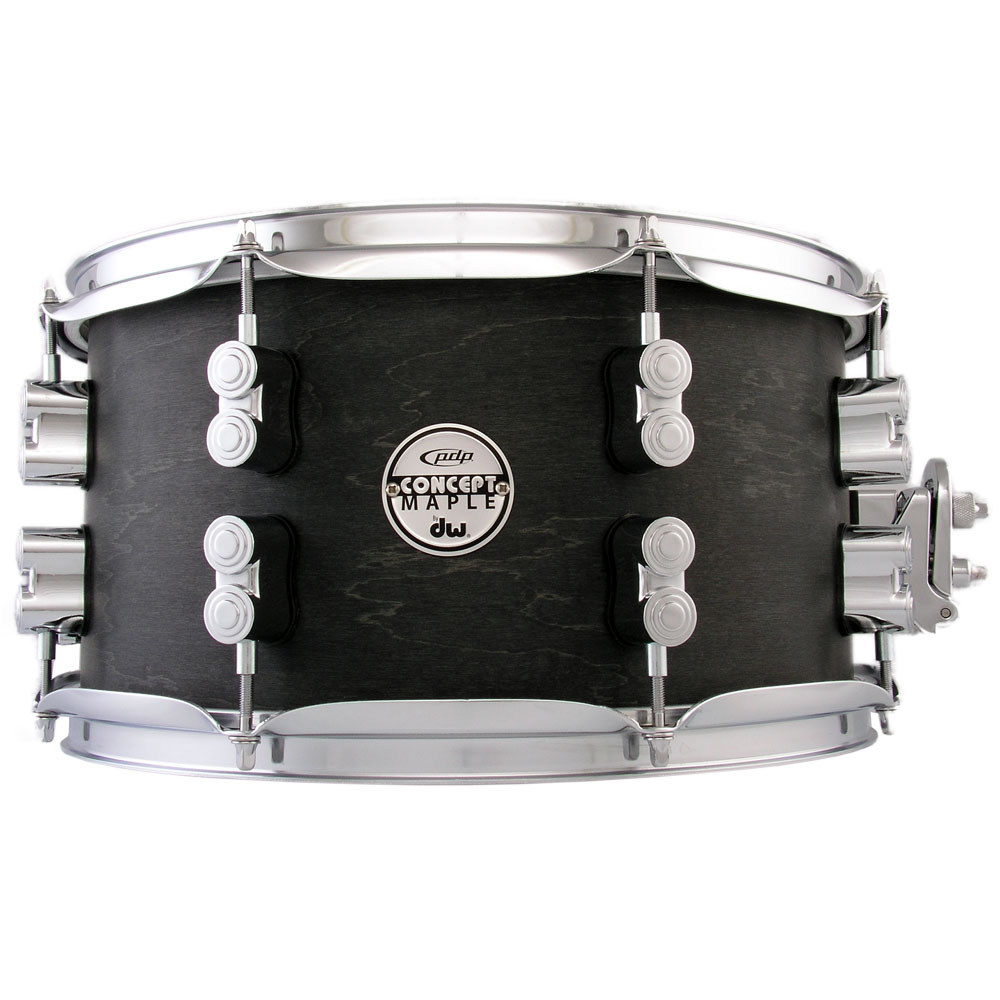 [PDSN0713BWCR] PDP 7" x 13" Concept Black Wax Maple Snare Drum