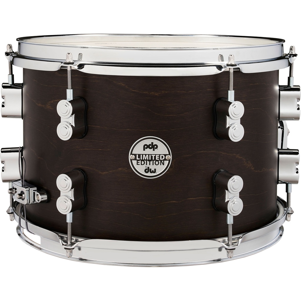 [PDSN0812DMDW] PDP 8" x 12" LTD 10-Ply Dry Maple Snare Drum in Dark Walnut
