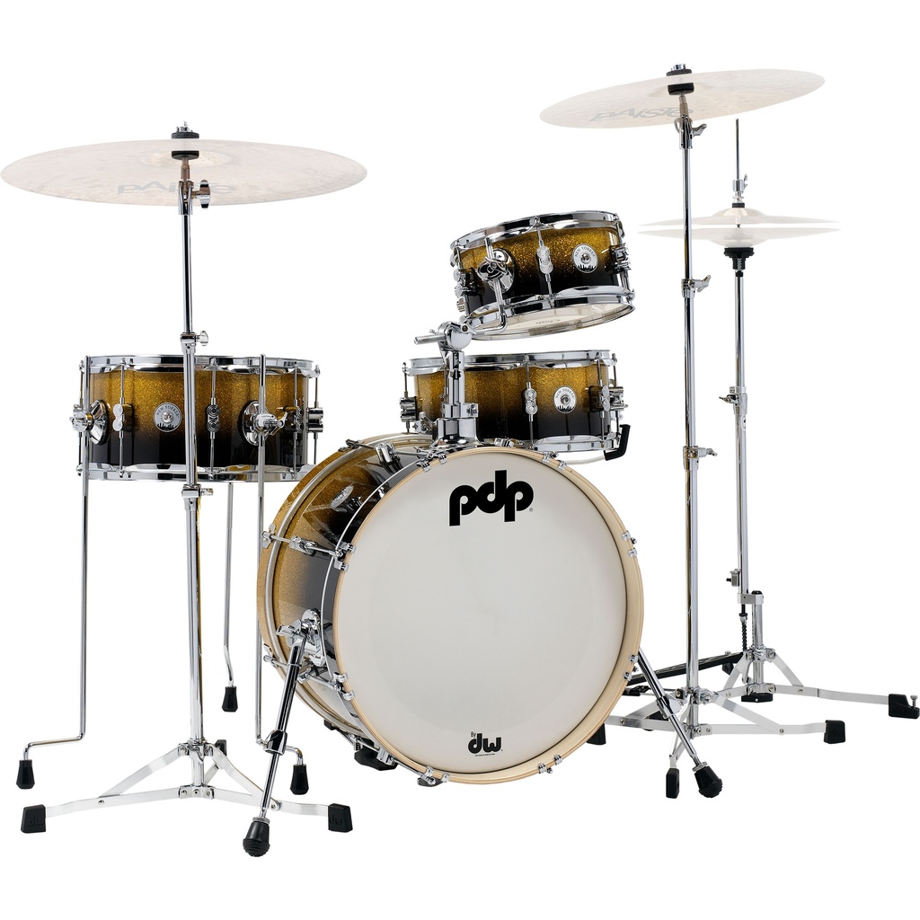 [PDDJ1804YBPK] PDP Daru Jones New Yorker Drum Set (18B-10-14F-13S) w/Hardware