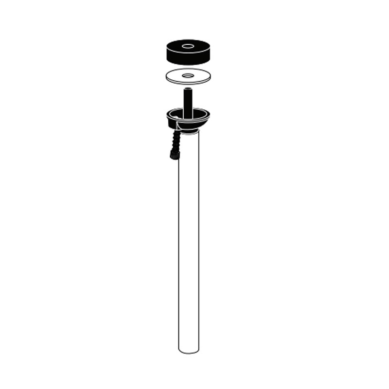 [PDAC701BL] PDP Hi Hat Tube and Cymbal Seat - Black