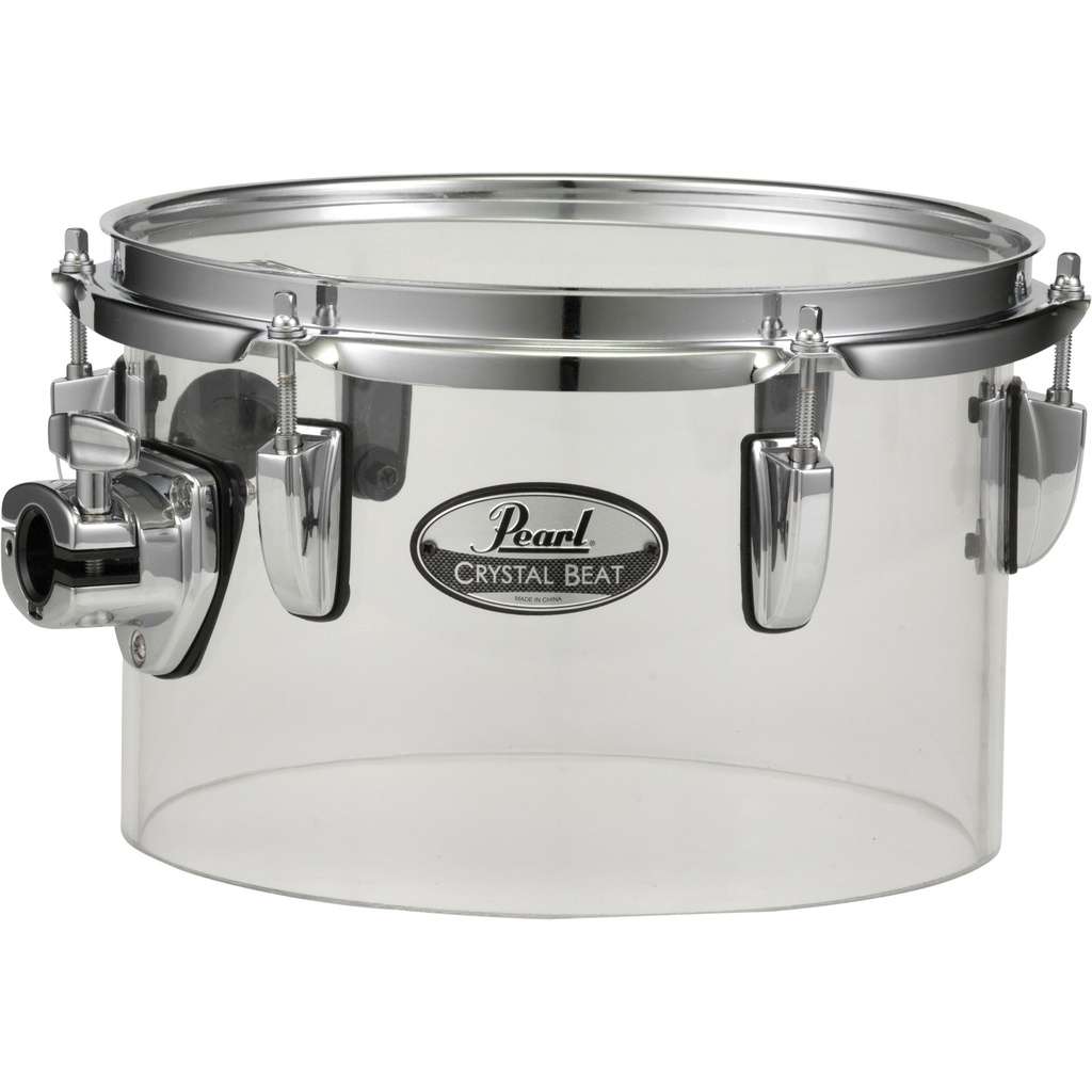[CRB1065ST/C730] Pearl 10" x 6.5" Crystal Beat Concert Tom in Ultra Clear