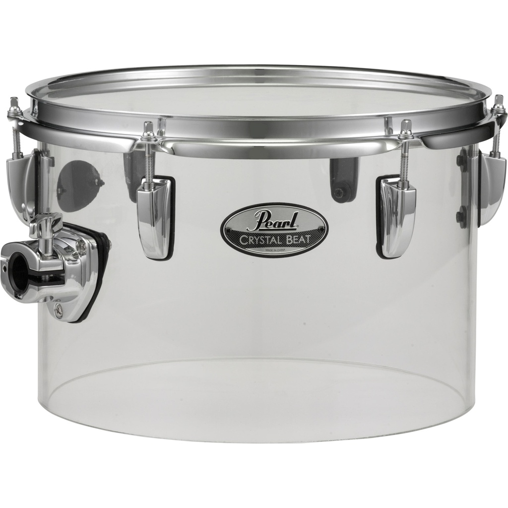 [CRB1208ST/C730] Pearl 12" x 8" Crystal Beat Concert Tom in Ultra Clear