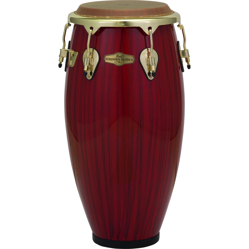 [PCF125HV651] Pearl 12.5" Havana Tumba Conga in Red Tiger Stripe w/Gold Hardware