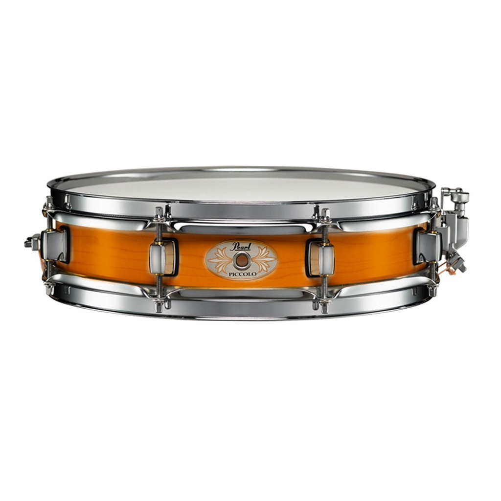 [M1330114] Pearl 13" x 3" Maple Piccolo Snare in Liquid Amber