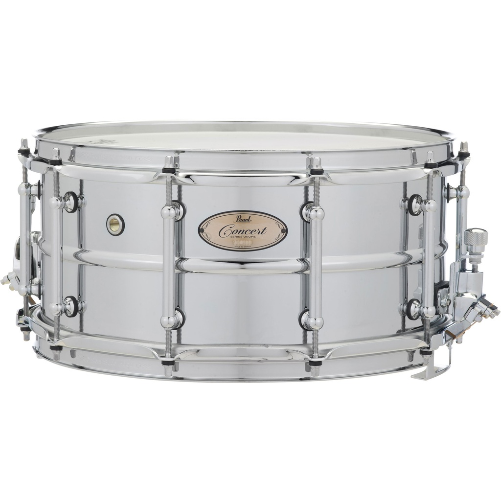 [CRS1465] Pearl 14" x 6.5" Concert Beaded Steel Snare Drum
