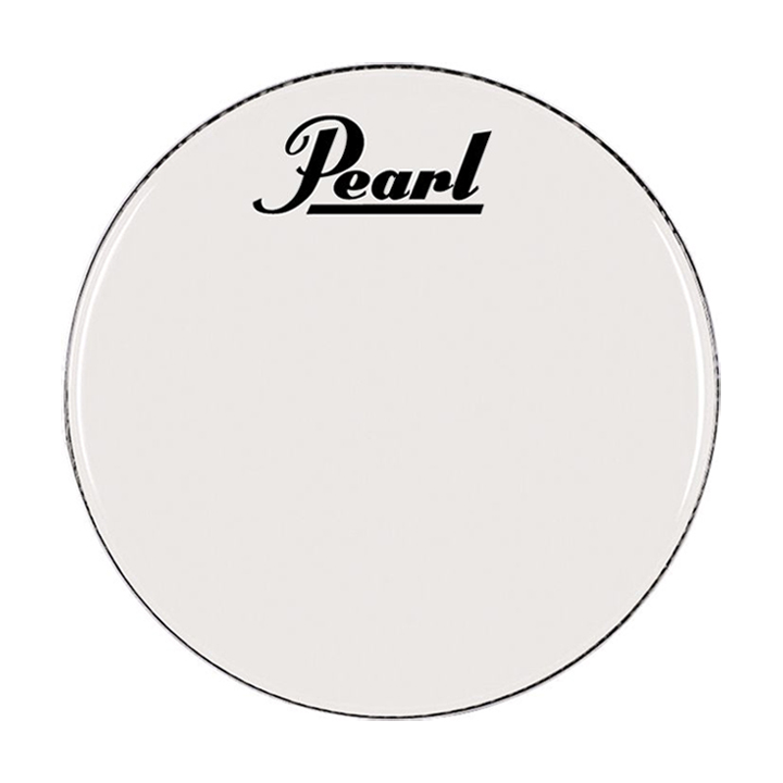 [BR1218PL] Pearl 18" Smooth White Ambassador Pearl Logo