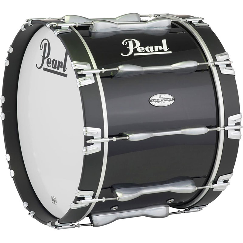[PBDML1814/A103] Pearl 18" x 14" Championship Maple Marching Bass in Piano Black