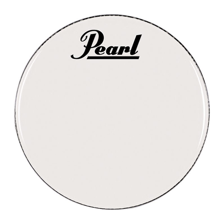 [BR1222PL] Pearl 22" Smooth White Ambassador Pearl Logo