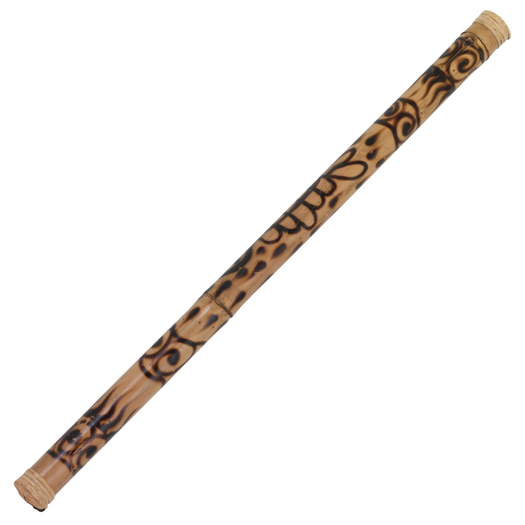[PBRSB40694] Pearl 40" Bamboo Rainstick with Rhythm Water Woodburned Design