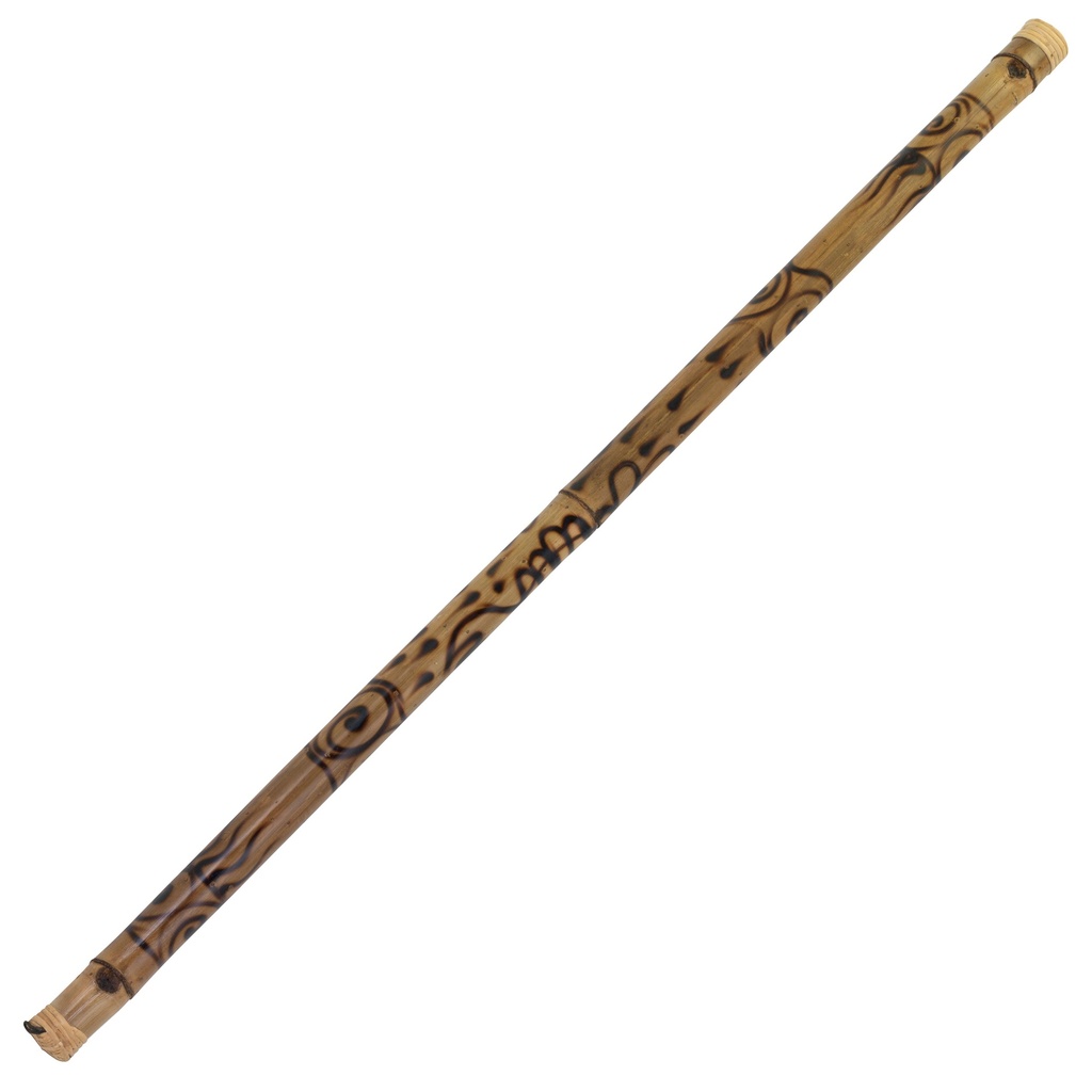[PBRSB60694] Pearl 60" Bamboo Rainstick with Rhythm Water Woodburned Design