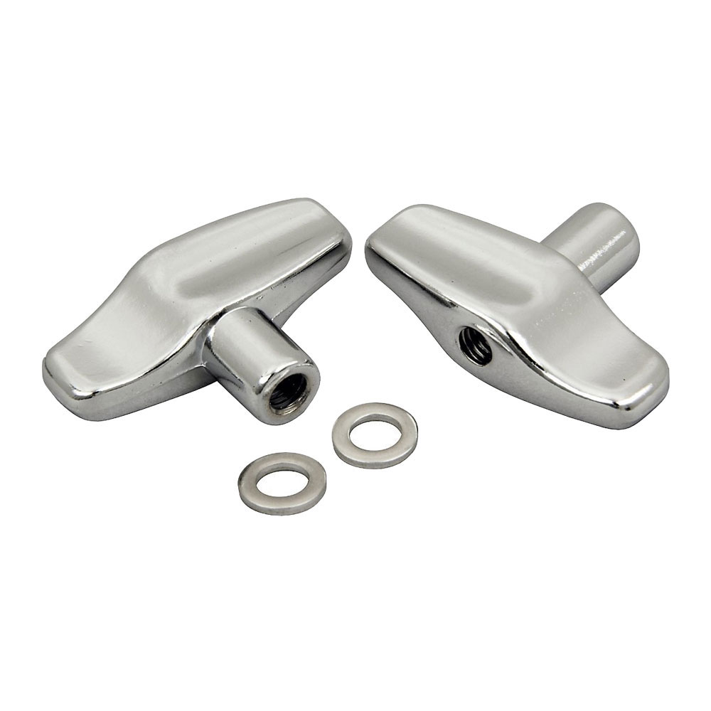 [UGN6/2] Pearl 6mm Die-Cast Wing Nuts with Washers (2-Pack)