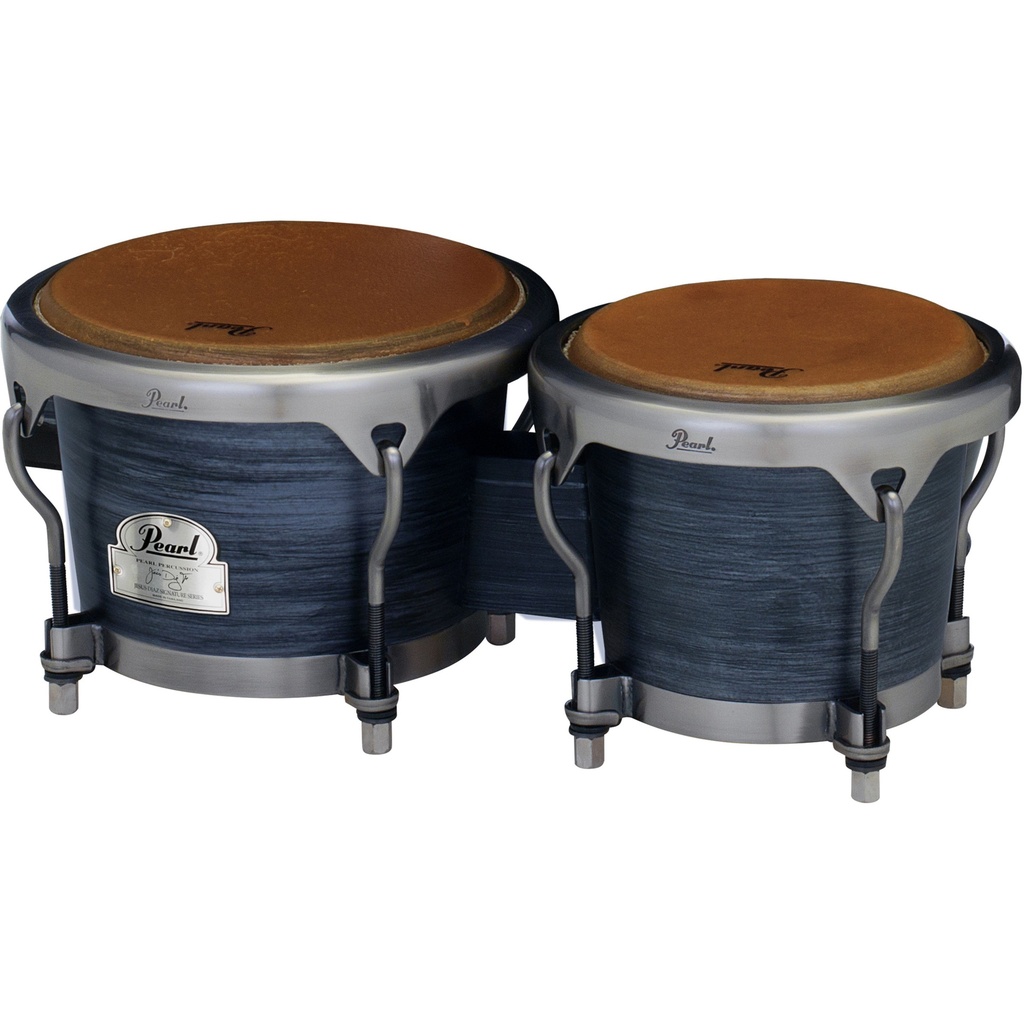 [PBW300DXJD580] Pearl 7/8.5" Jesus Diaz Signature Bongos in Brushed Platinum