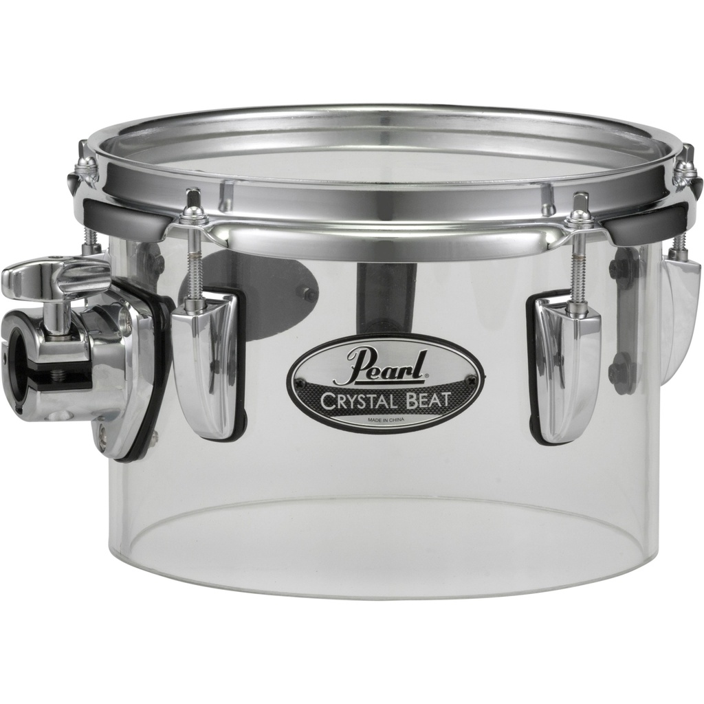 [CRB0855ST/C730] Pearl 8" x 5.5" Crystal Beat Concert Tom in Ultra Clear