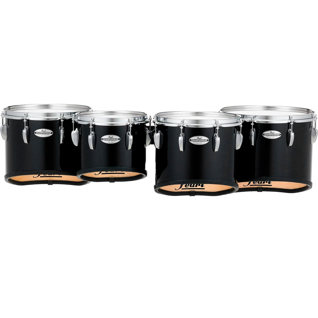 [PMTML8023/A103] Pearl 8-10-12-13" Championship Marching Tenors in Piano Black