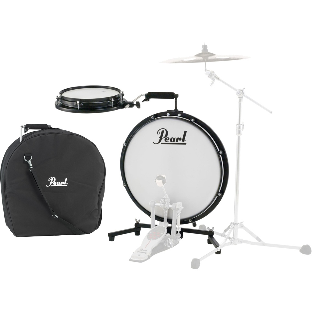 [PCTK1810BG] Pearl Compact Traveler 2-Pc Drum Set (18" Bass 10" Snare) + Bag