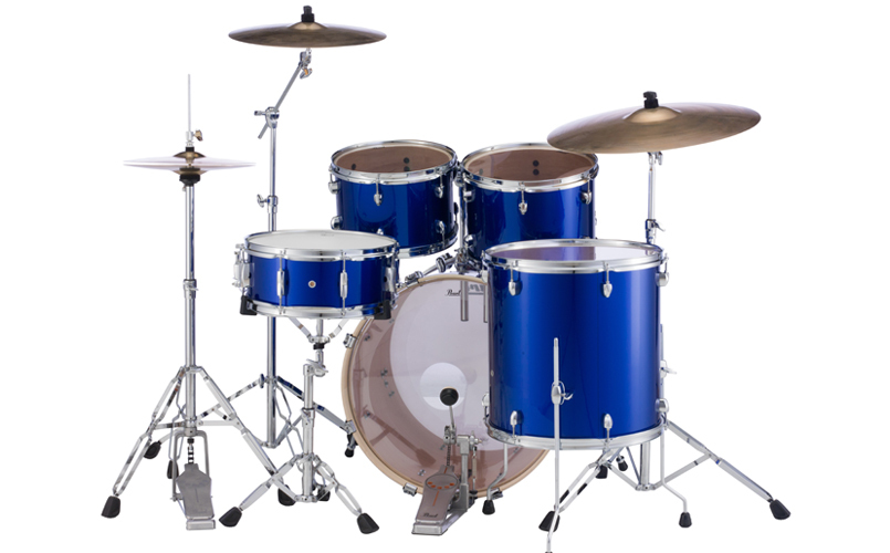 [EXX705N/C717] Pearl Export 5-Piece Drumset (10/12/14/20b/14x5.5s) in High Voltage Blue