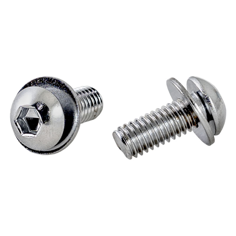 [SC453WA] Pearl M6 x 12 Mounting Screw with Washer (One Set)