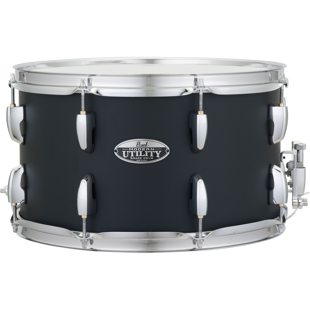 [MUS1480M227] Pearl Modern Utility 14" x 8" Maple Snare Drum in Satin Black