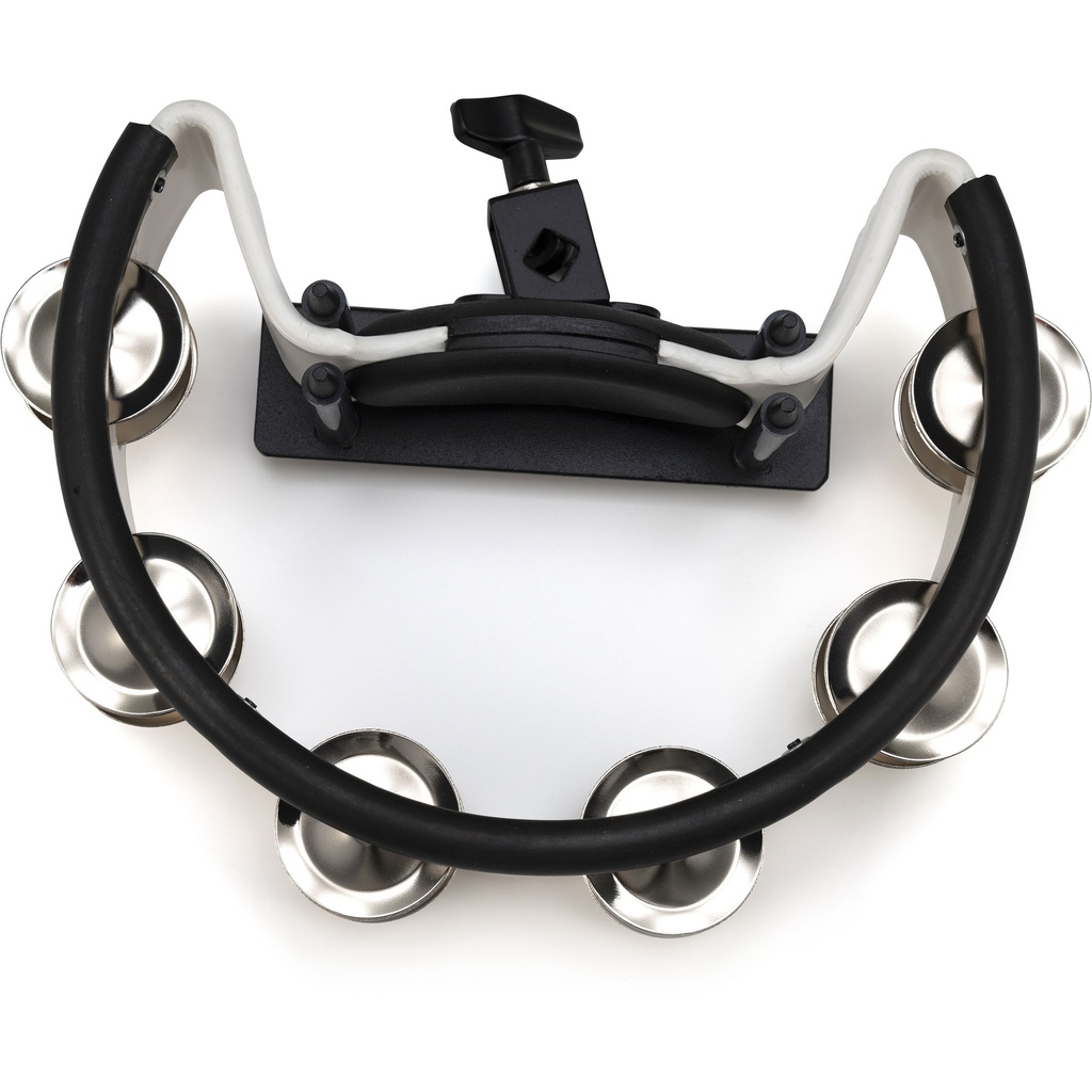 [PTM10SHX] Pearl Steel Jingle Tambourine with Mount