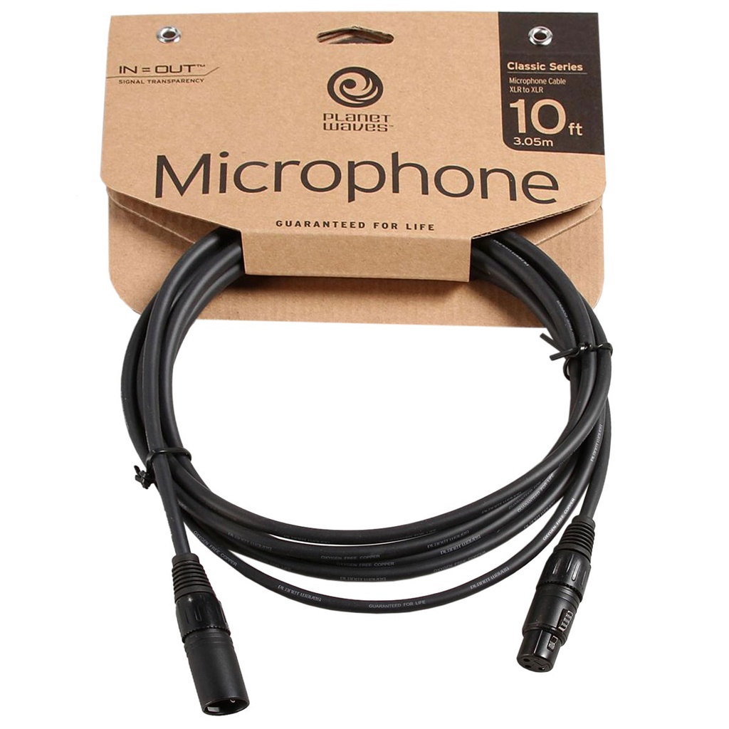 [PW-CMIC-10] Planet Waves 10' Classic Series Microphone Cable