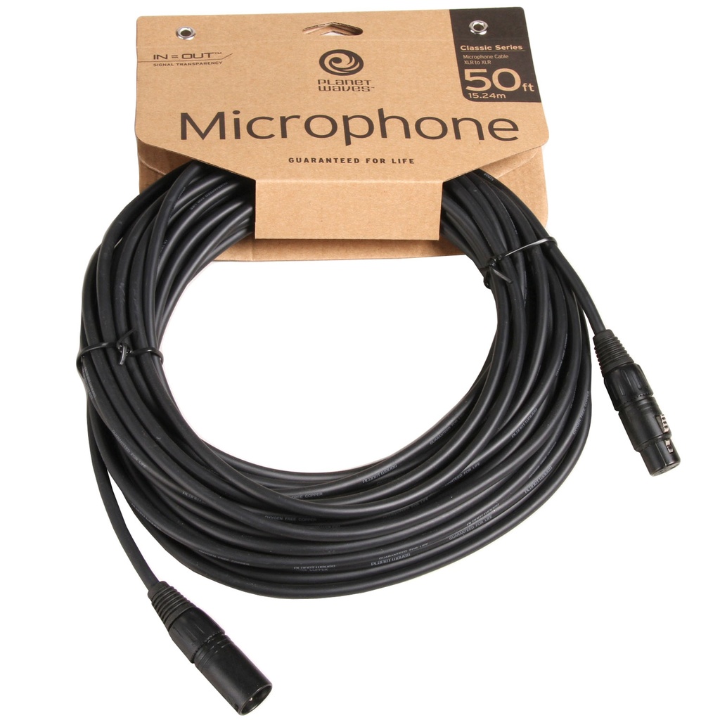 [PW-CMIC-50] Planet Waves 50' Classic Series Microphone Cable