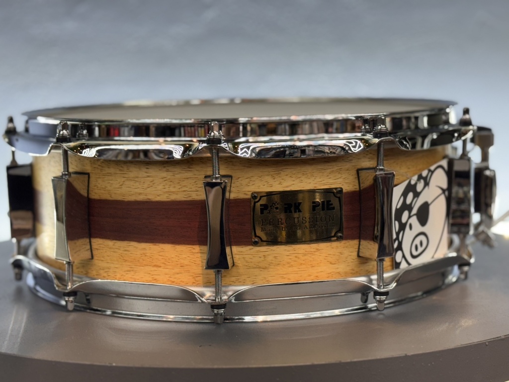 Pork Pie Percussion 5" x 14" Paduk 8-Ply Maple Snare Drum