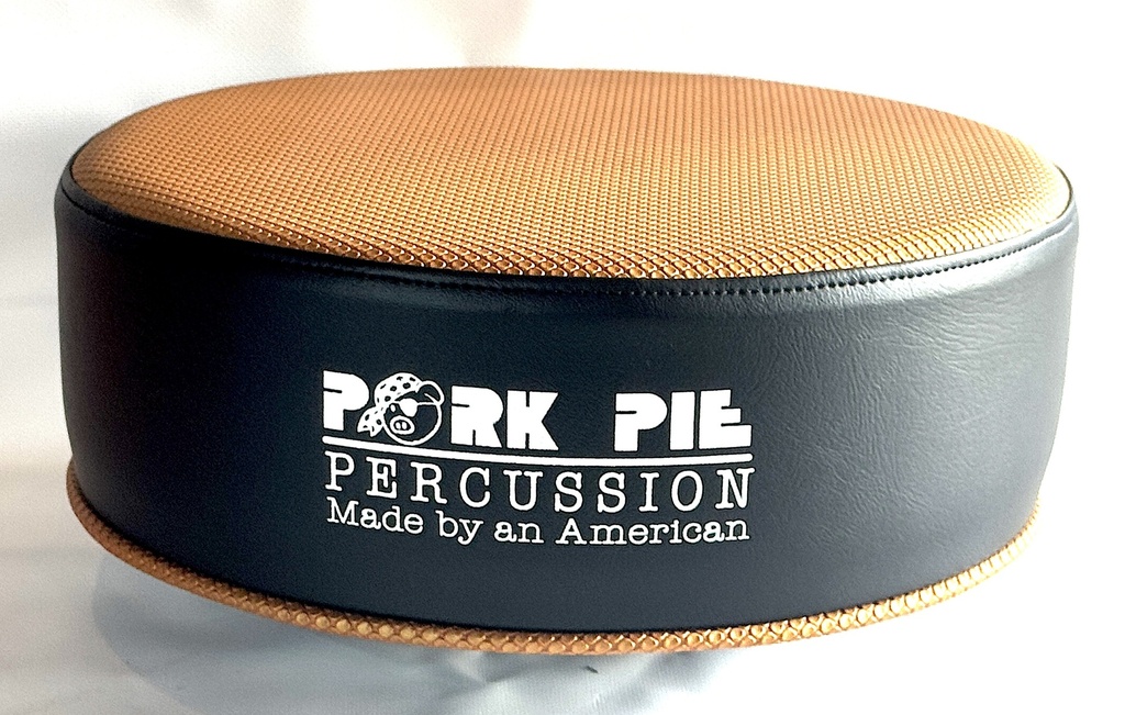 [PPRTOP-CUST-TCFB] Pork Pie Percussion Custom Throne (TOP ONLY) in Vinyl Textured Copper Top and Flat Black Side