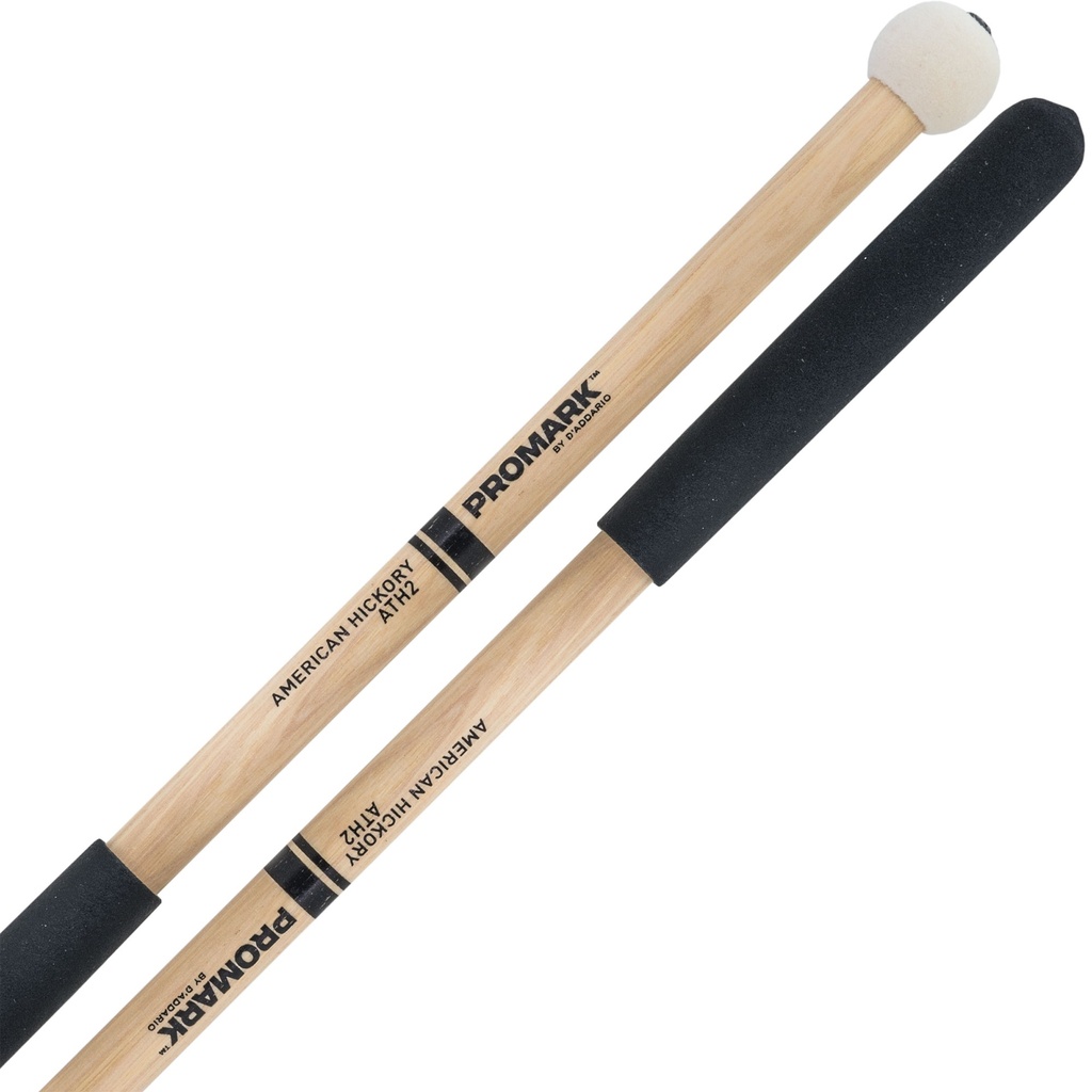Promark 1" Felt Tenor Mallets with Hickory Handles