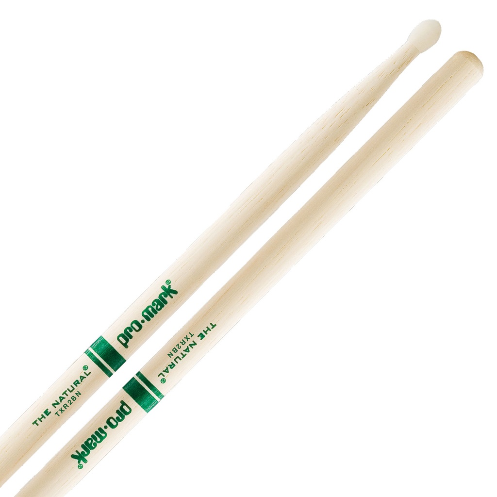 [TXR2BN] Promark 2B Natural Hickory Nylon Tip Drumsticks