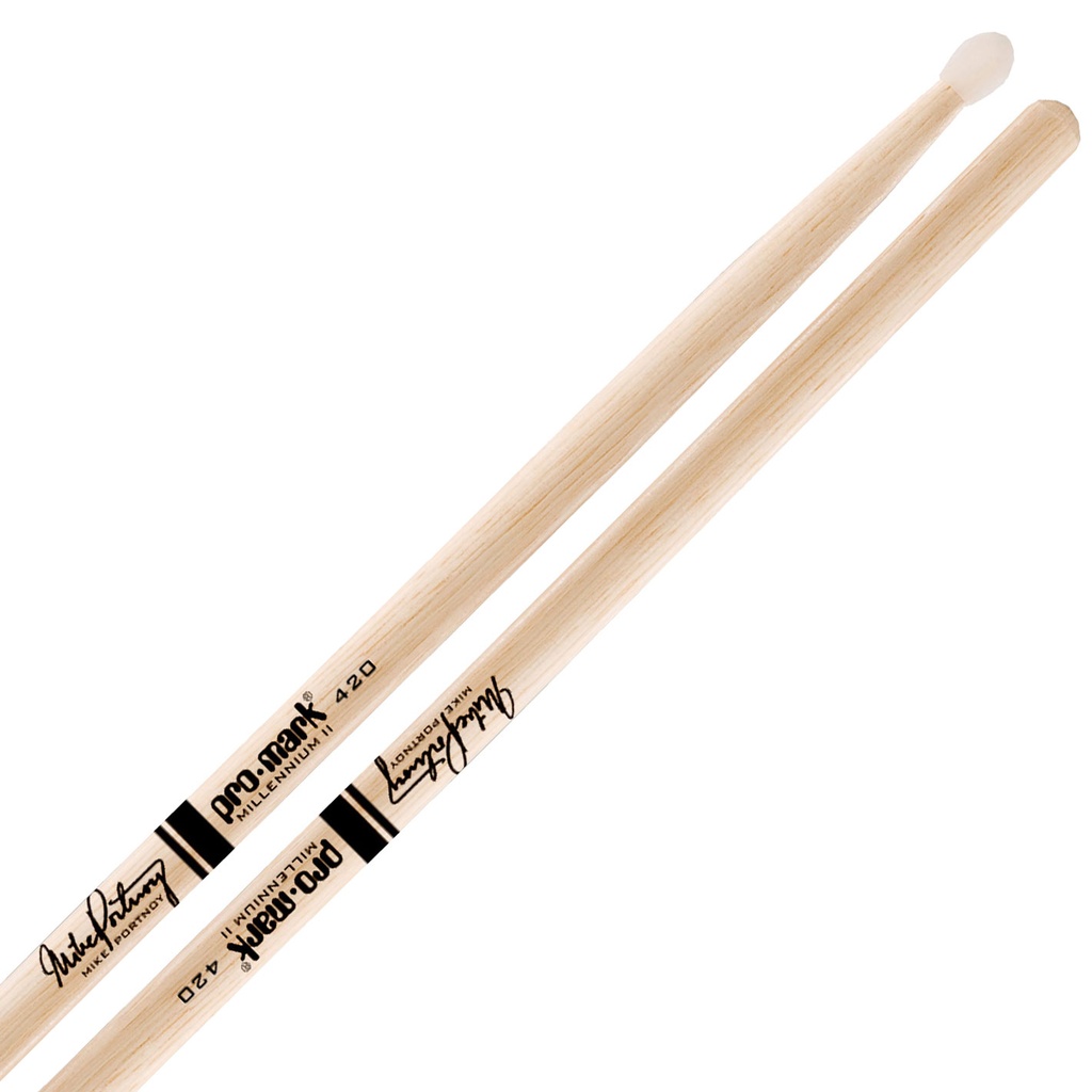 [TX420N] Promark 420 Hickory Nylon Tip Mike Portnoy