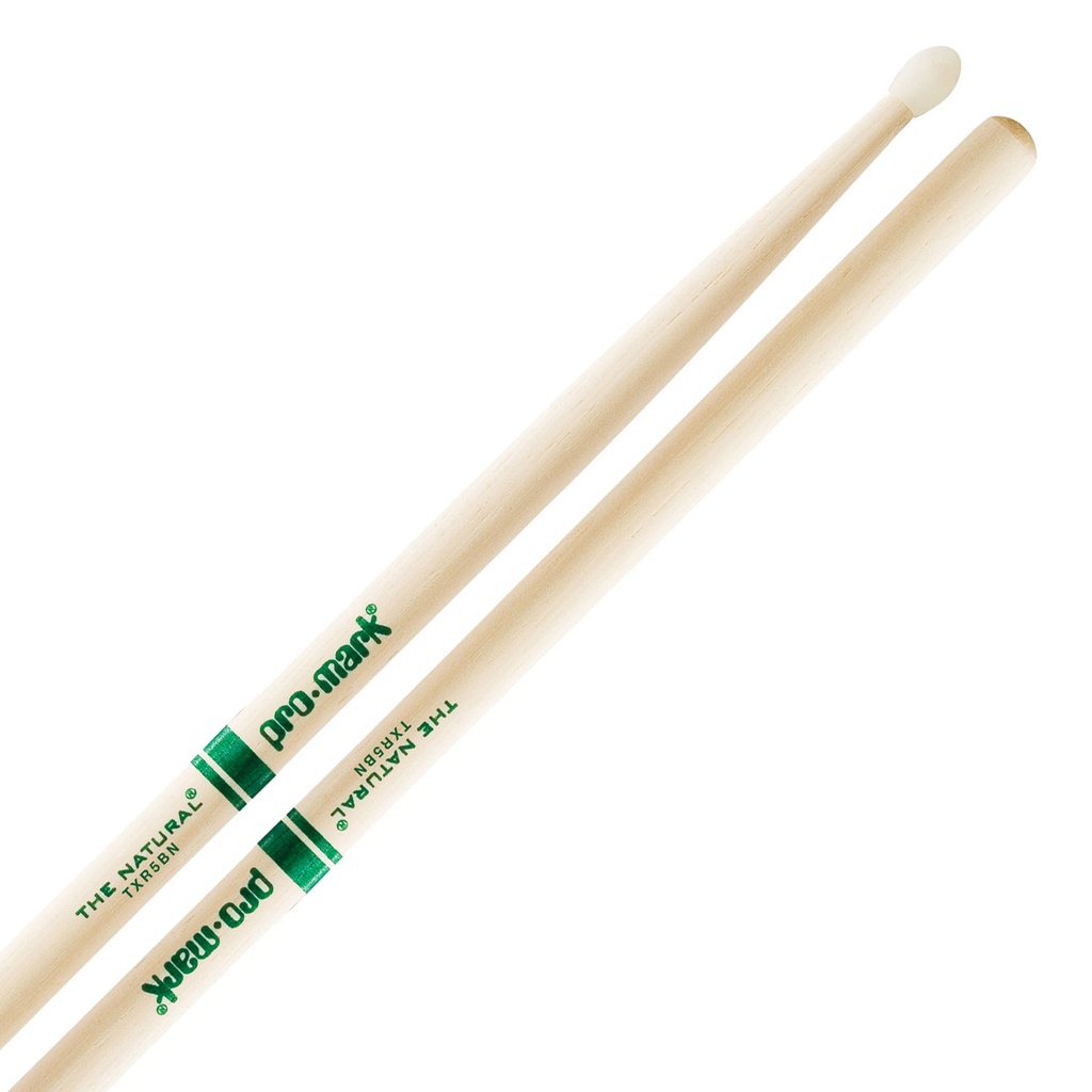 [TXR5BN] Promark 5B Natural Hickory Nylon Tip Drumsticks