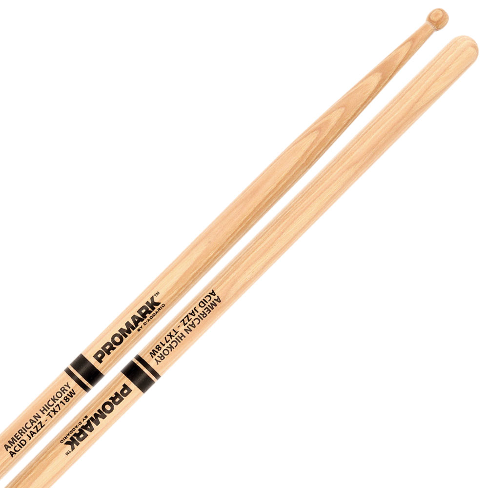 [TX718W] Promark 718 Hickory Wood Tip Acid Jazz