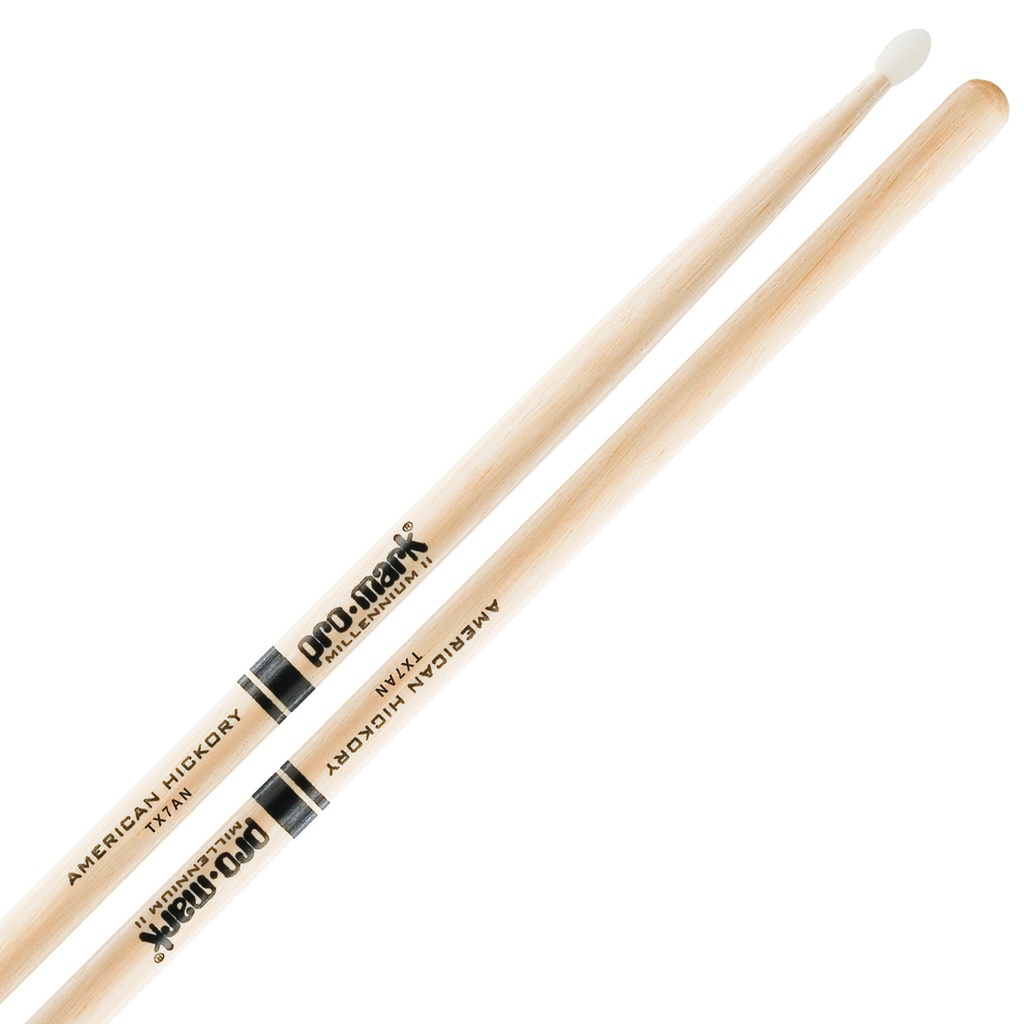 [TX7AN] Promark 7A Hickory Nylon Tip Drumsticks