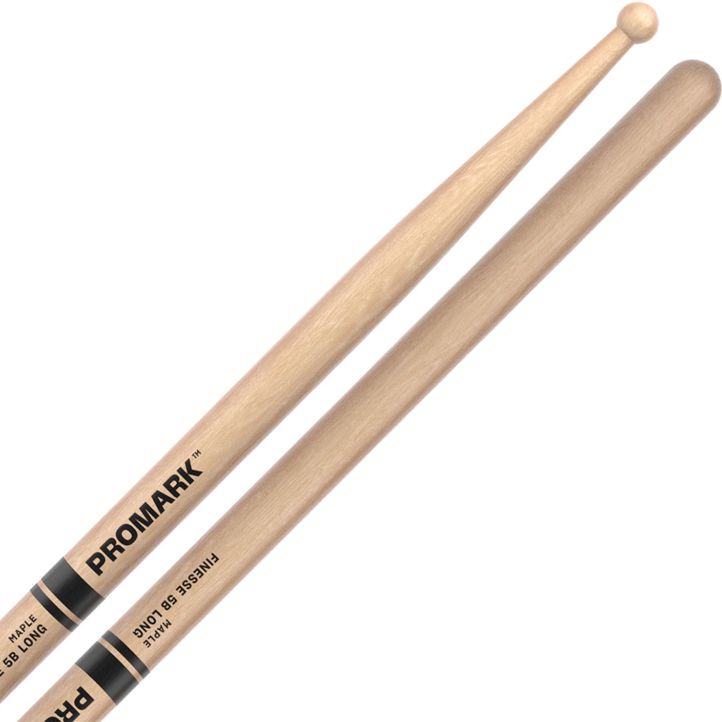 [RBM595LRW] Promark Finesse 5B Long Maple Round Tip Drum Sticks