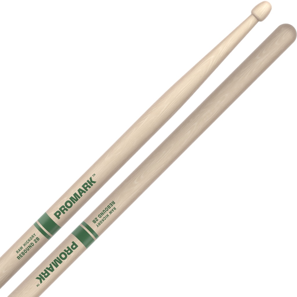 [RBHR625AW] Promark Rebound 2B Raw Hickory Drum Sticks