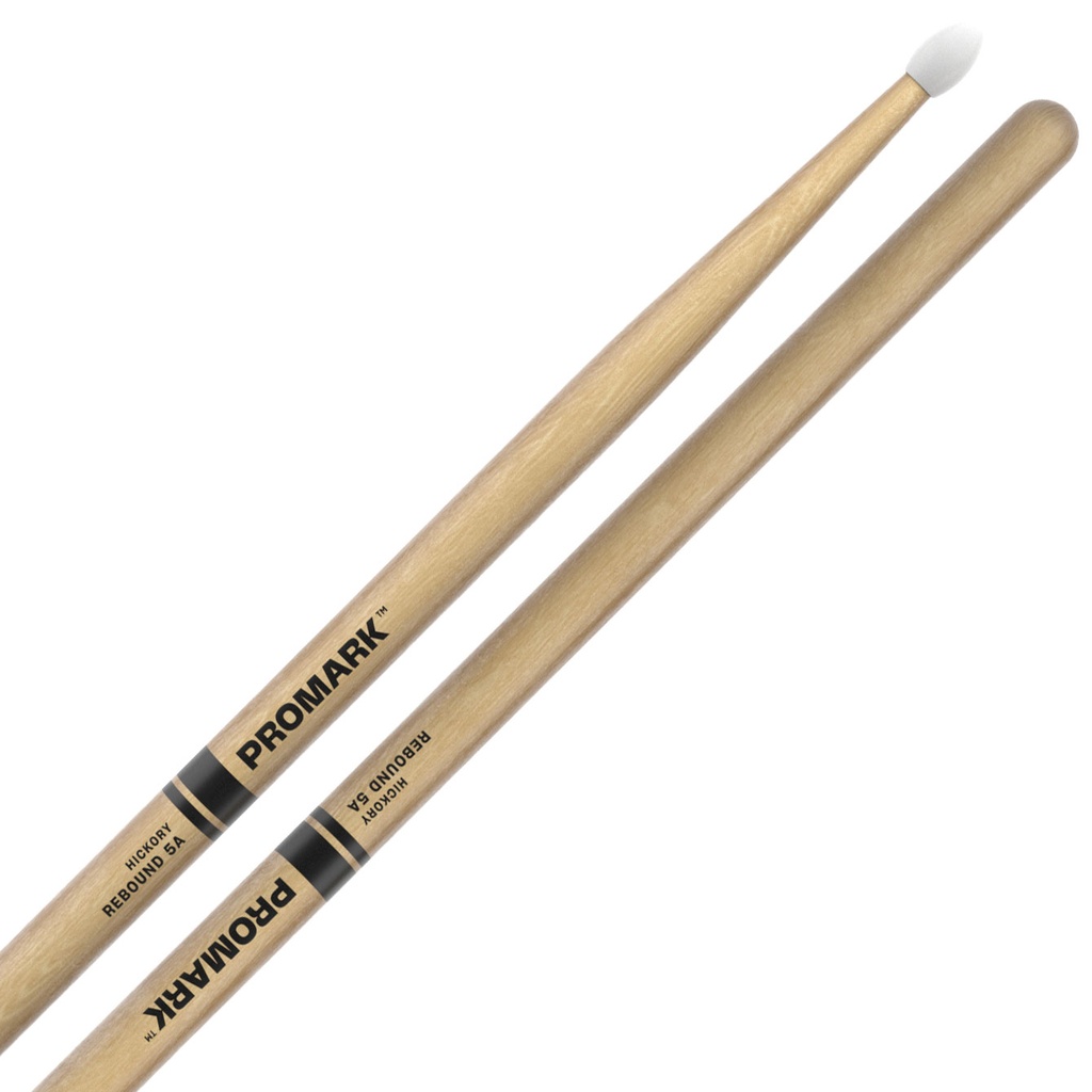 [RBH565N] Promark Rebound 5A Hickory Drum Sticks with Nylon Tips