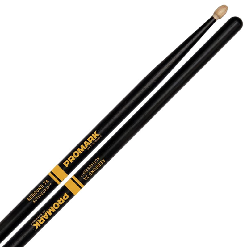 [R7AAG] Promark Rebound 7A ActiveGrip Drum Sticks with Acorn Tips