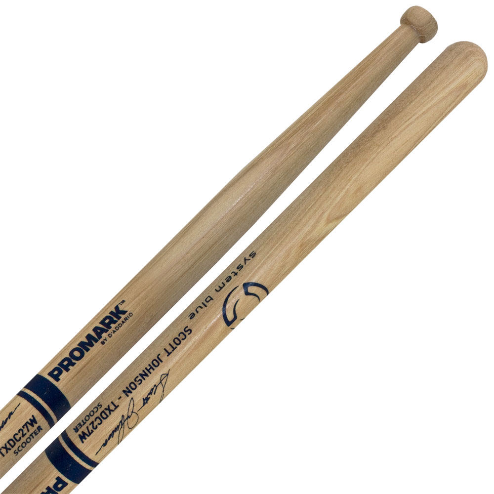 [TXDC27W] Promark System Blue Scott Johnson "Scooter" Marching Snare Sticks