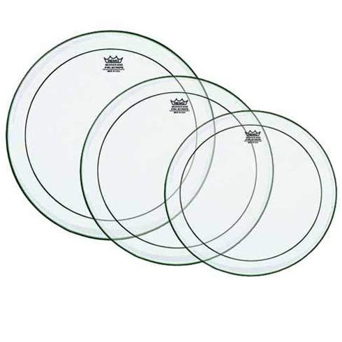 [PP-0920-PS-] Remo 10"/12"/14" Pinstripe Clear Tom Drum Head Pack