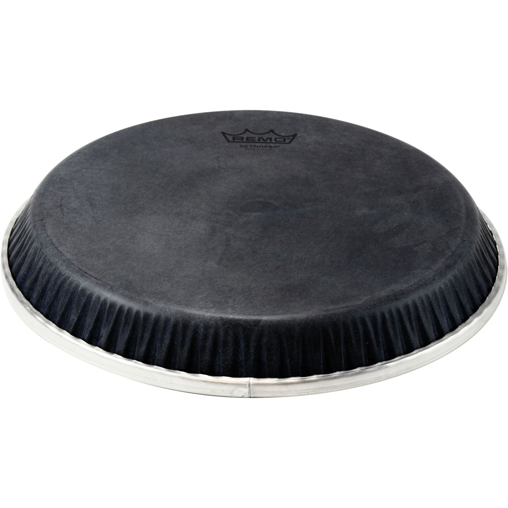 [M2-1106-S6-D3009] Remo 11.06" Low Collar Skyndeep Conga Head (D1)/Black Calfskin
