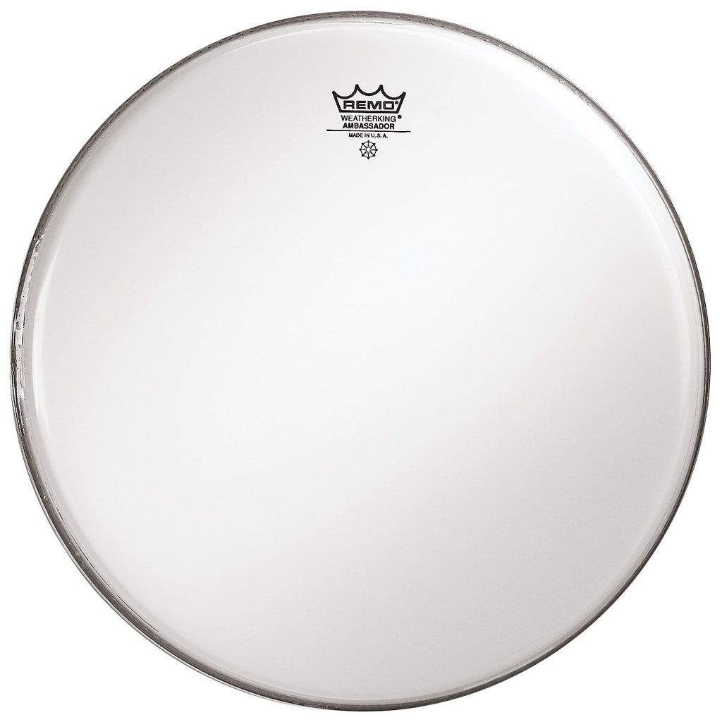 [BA-0213-00-] Remo 13" Ambassador Smooth White Drum Head